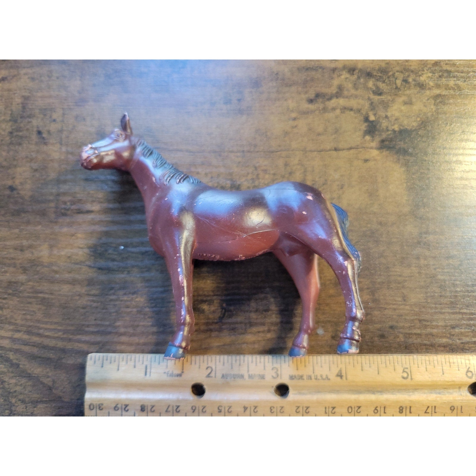 1994 TM Brown Toy Horse - Animal Figure - Farm Toy - China
