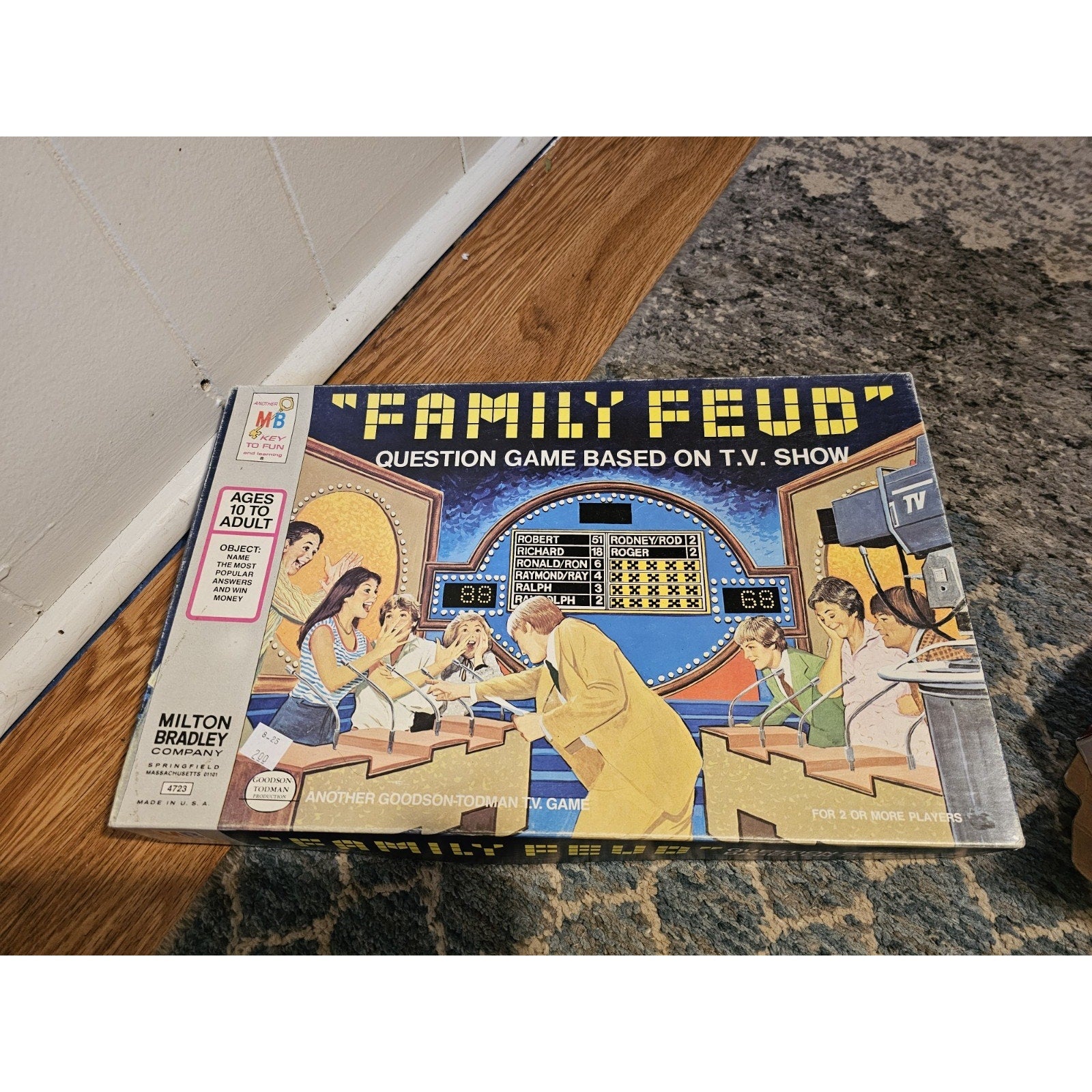 Vintage 1977 Milton Bradley 4723 Family Feud TV Show Board Game - 1st Edition