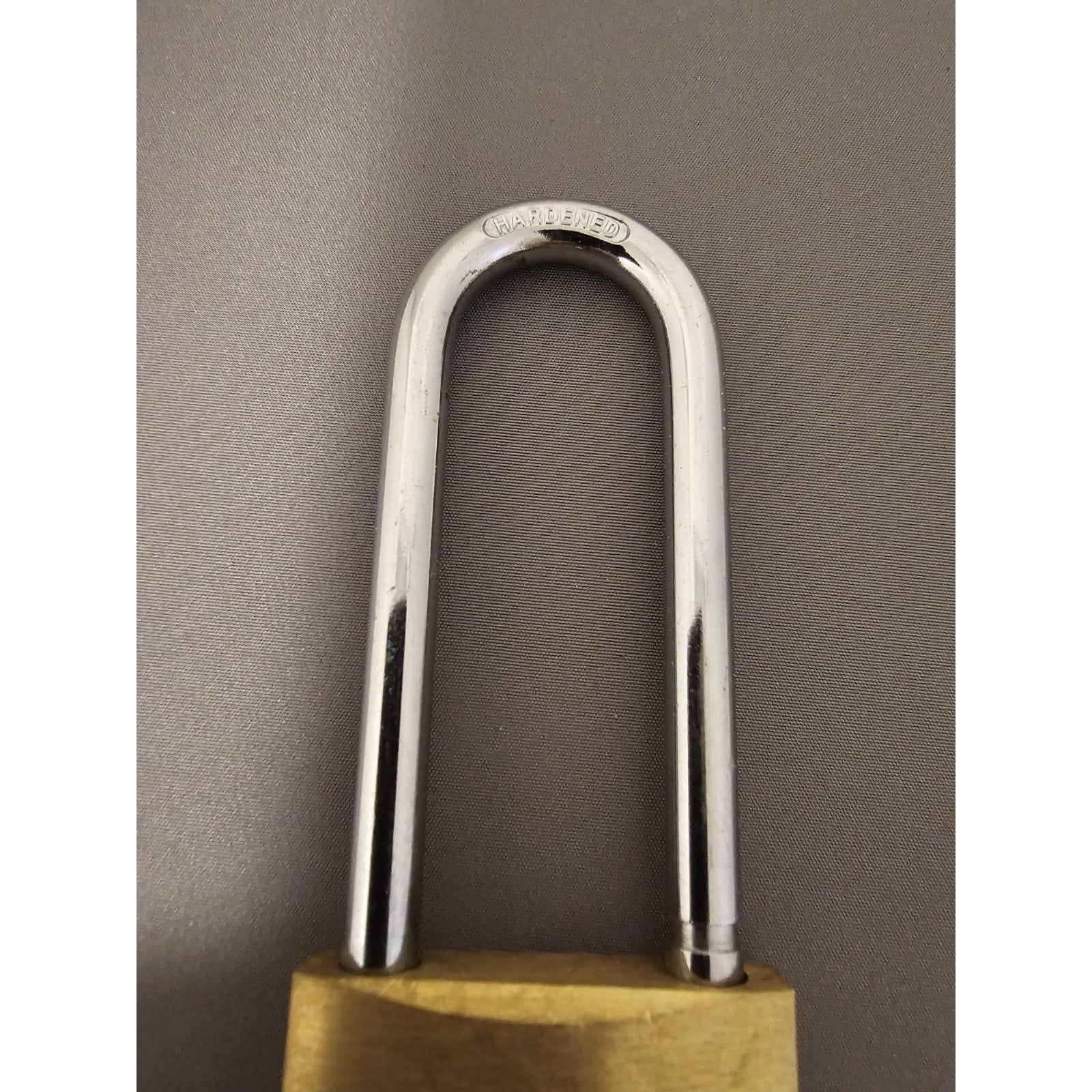 Vintage Tru-Bolt Brass 2-3/4" Longneck Padlock w/Key
