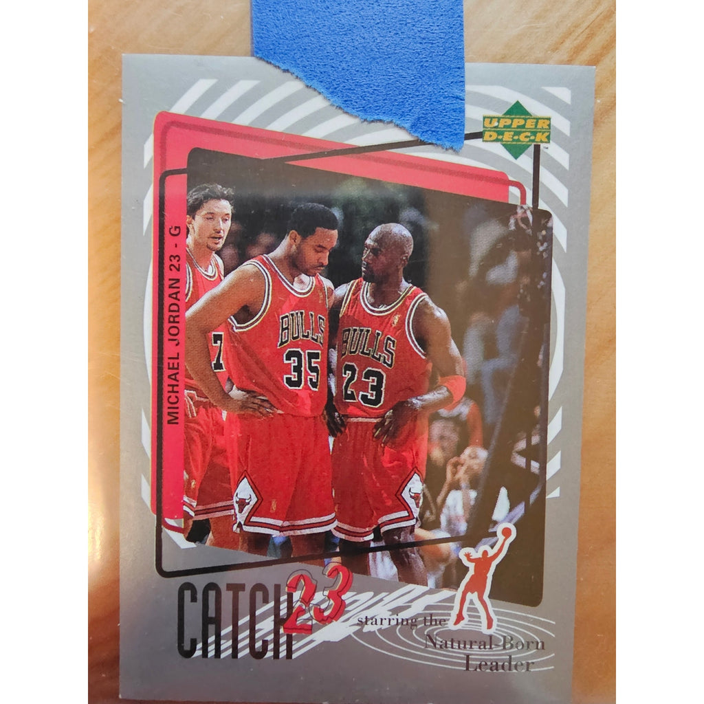 Michael Jordan 1997-1998 Upper Deck Catch 23 Sticker #MJ167 - Bulls - NBA