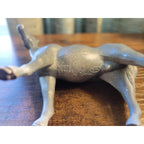 1994 TM Grey Toy Horse B - Animal Figure - Farm Toy - China