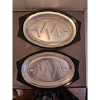 Lot of 2 Vintage Nordic Ware Platter Holder Steak/Fajita Server Plate 10B 510