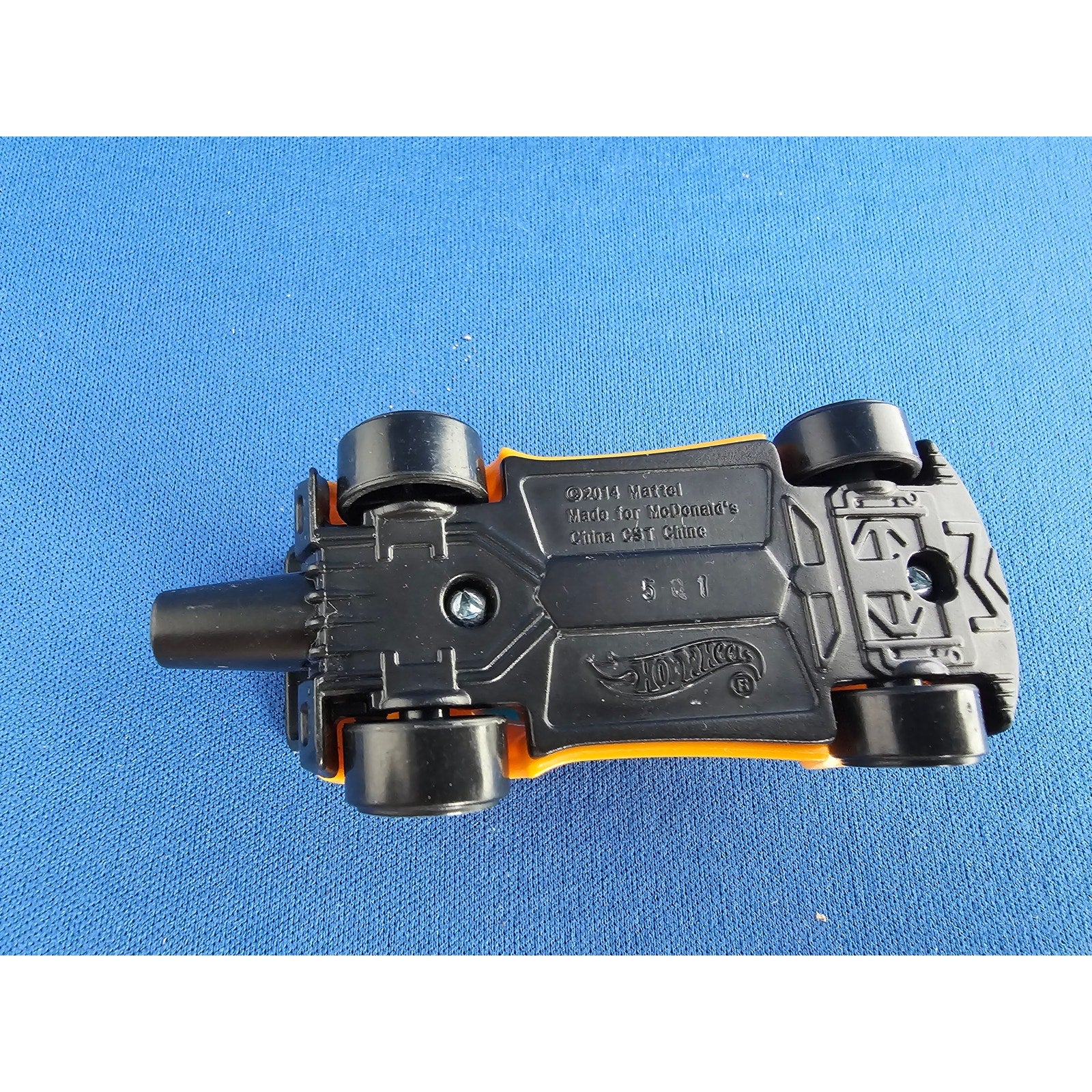 2014 Hot Wheels - Orange Racer 3Q1 - loose McDonalds