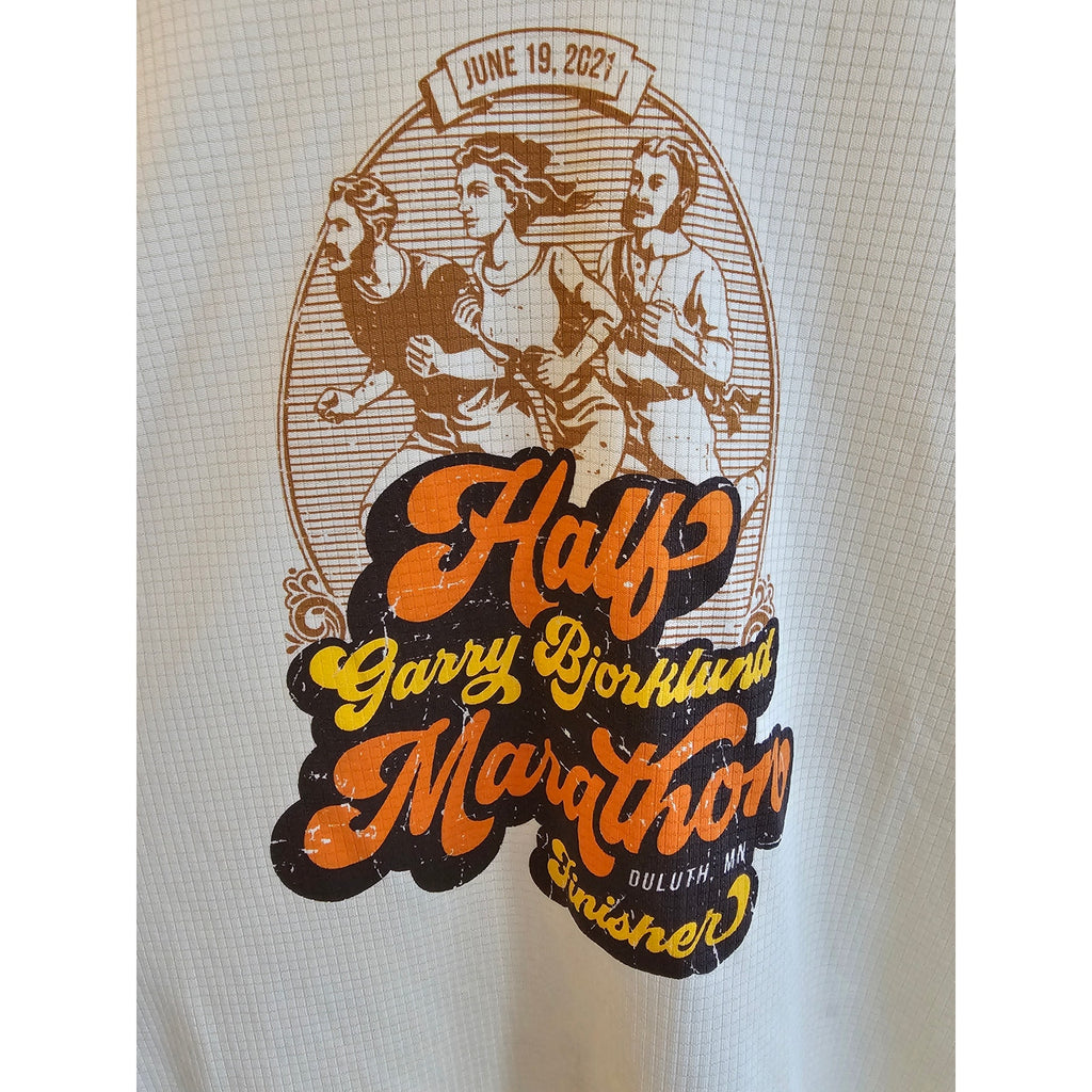 Garry Bjorklund Half Marathon Finisher L T-Shirt - Grandma's - Duluth, MN - 2021