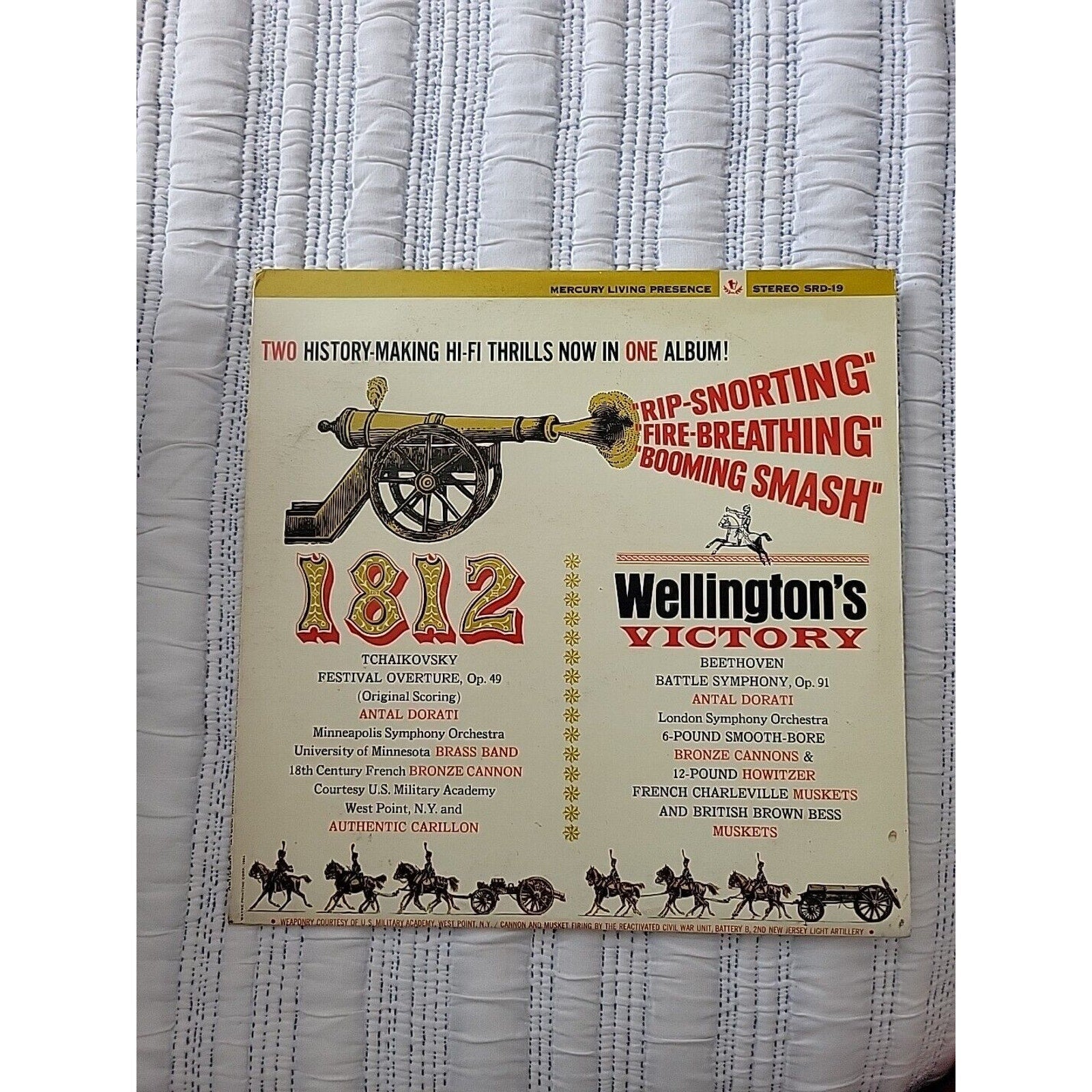 1812 Overture & Wellington's Victory - SRD 19 LP Vinyl - PROMO