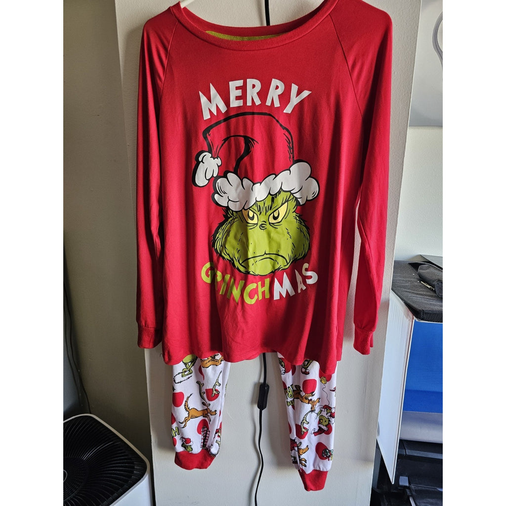 The Grinch Christmas Unisex Pajama Set. Long Sleeve/Pants. Size S 4/6