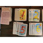 Vintage Whitman No. 3 Crazy Eights Mini Game - 43 Cards w/box instructions