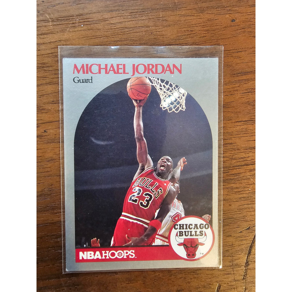 Michael Jordan 1990-1991 NBA Hoops #65 - Chicago Bulls - NBA