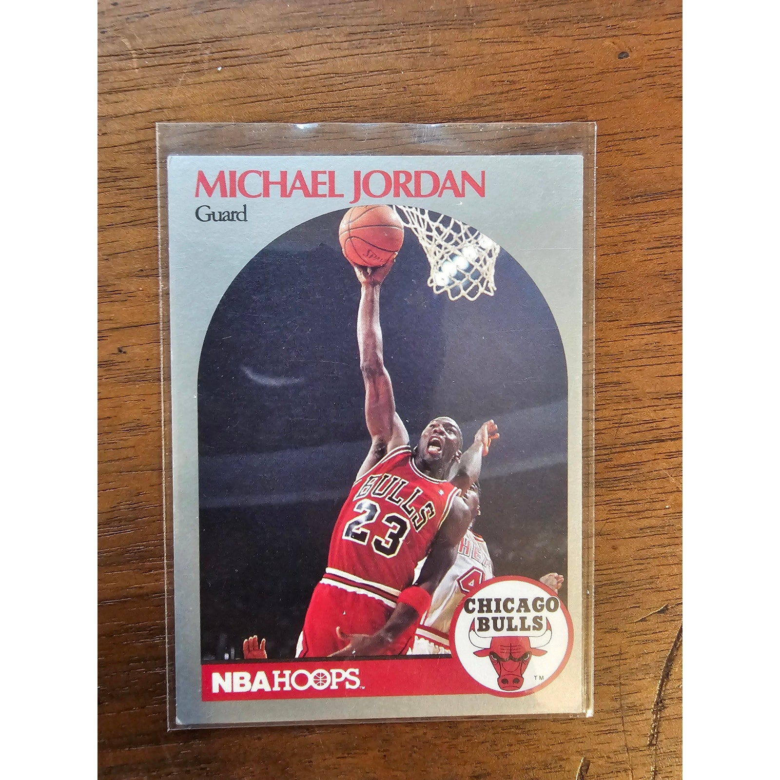 Michael Jordan 1990-1991 NBA Hoops #65 - Chicago Bulls - NBA