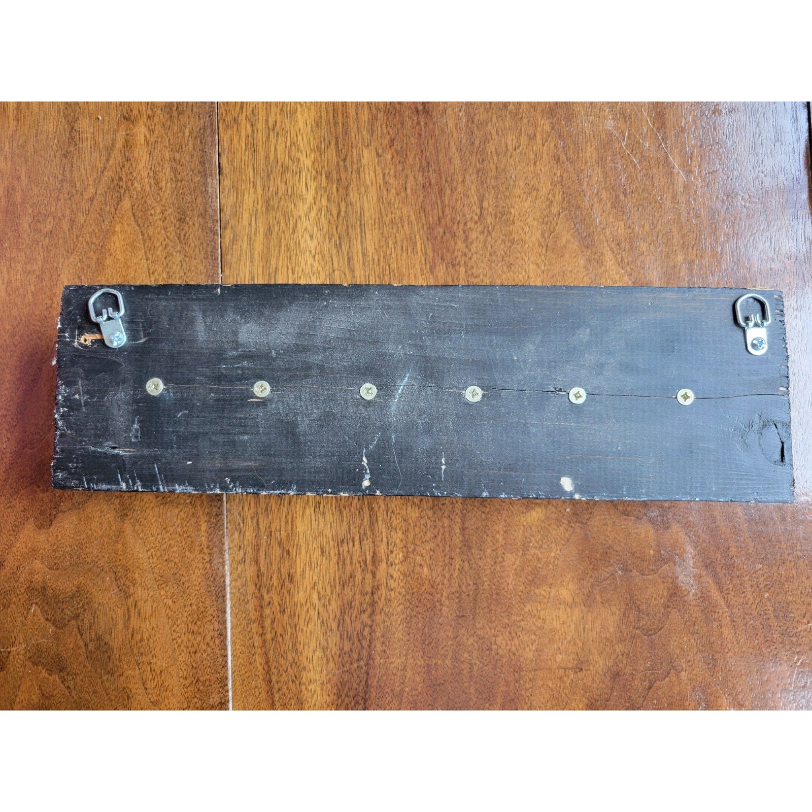 Custom Made Key Holder Out Of Children's Toy Building Blocks w/Letters and Car