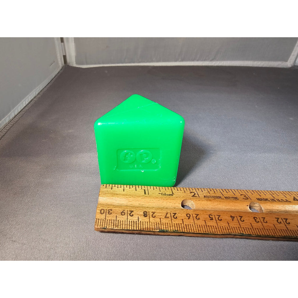 Vintage Fisher-Price FPT16411 Green Triangle Block - Baby's First Blocks #1024
