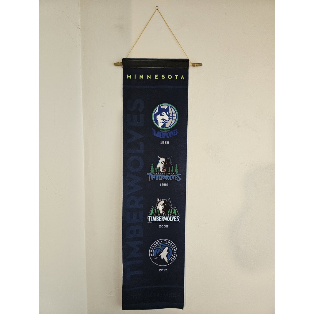 2017-2018 Minnesota Timberwolves Season Ticket Member Logo Wall Banner - 32"x8"