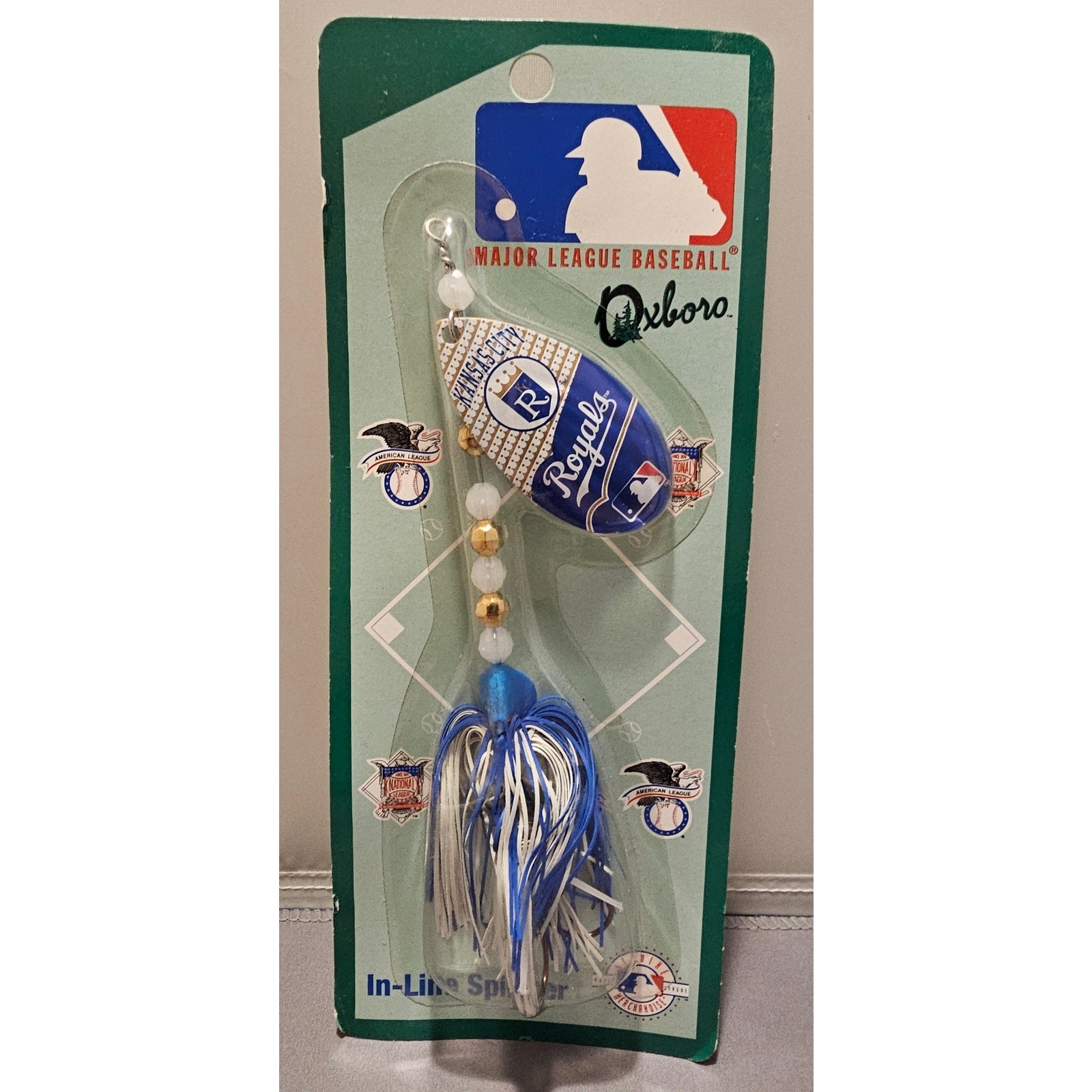 Kansas City Royals Vintage/1998 NOS Oxboro Outdoors MLB In-Line Spinner