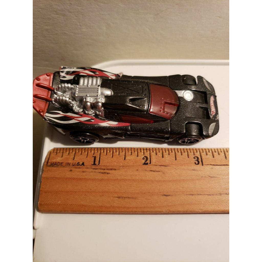 2008 Hot Wheels - Pull Back- McDonalds A5N Black Car - loose