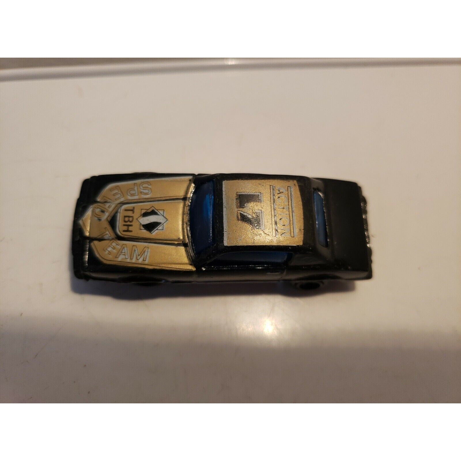 Black Action L7 TBH Speed Team toy car - loose - China