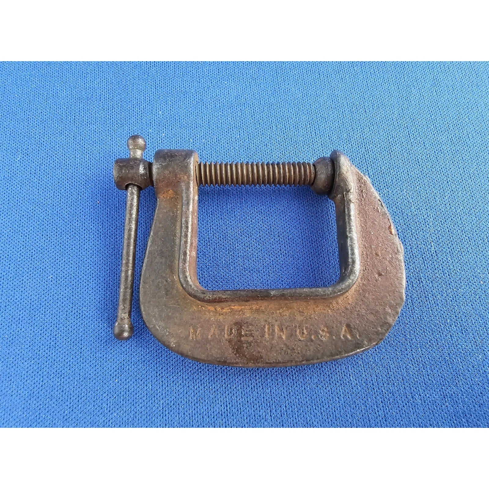 Vintage 1" C-Clamp - Malleable Iron Made In USA