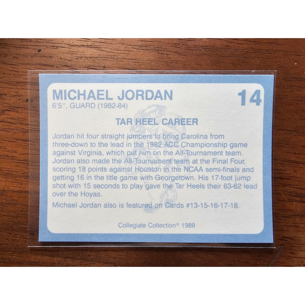 Michael Jordan 1989 Collegiate Collection #14 - Carolina's Finest 1st Edition