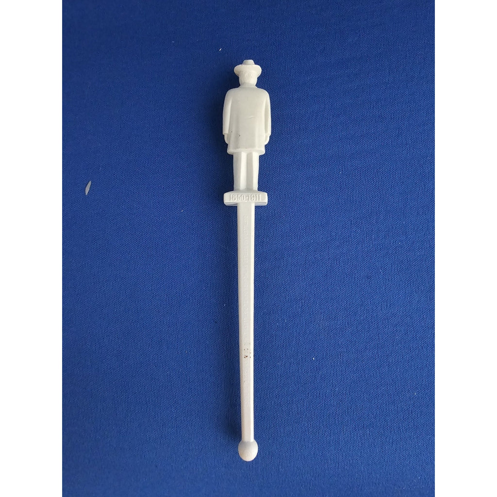 Vintage Jack Daniels White Drink Swizzle/Stir Stick Stirrer