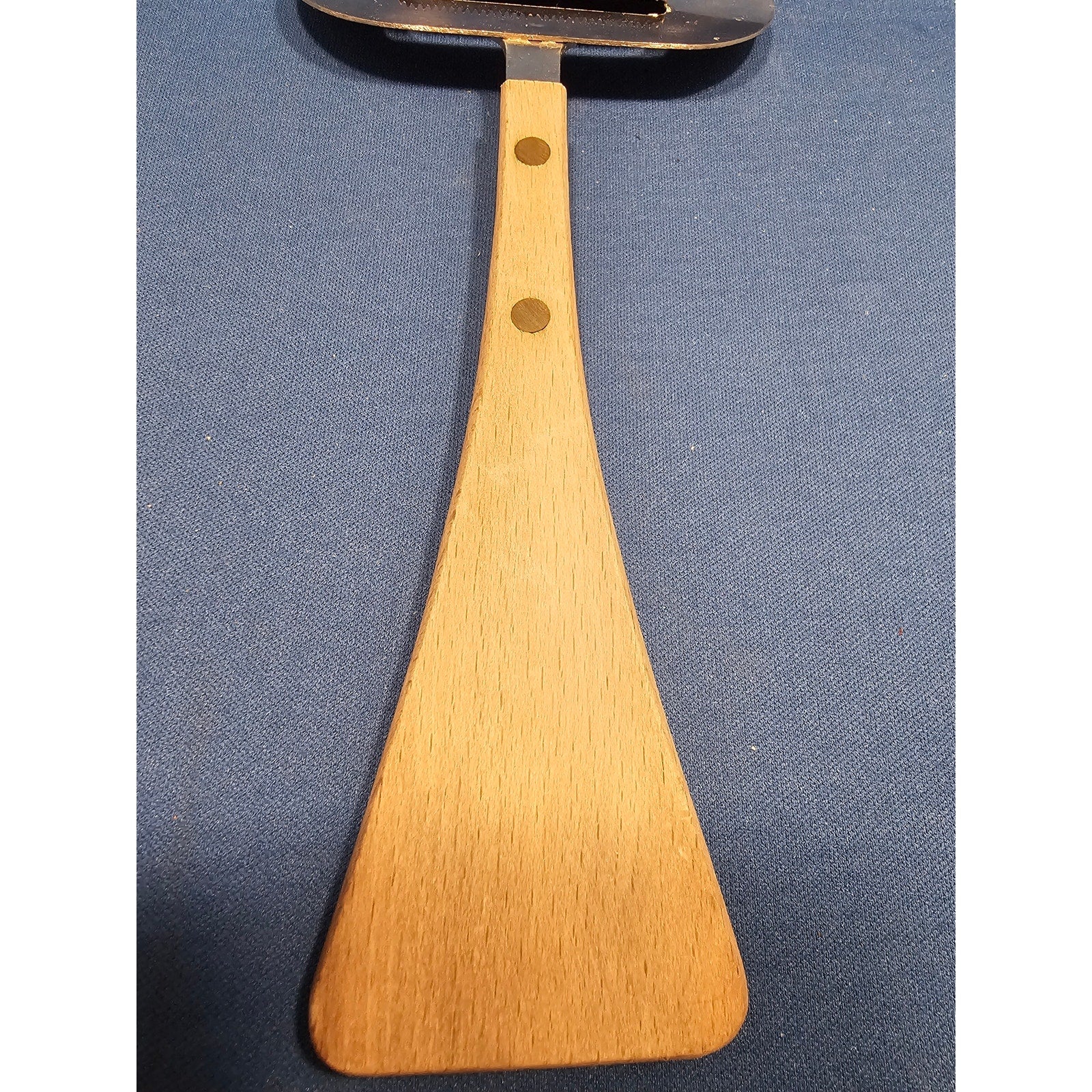 Vintage HOAN 4" (inch) wide Cheese Slicer/Server - w/Wood Handle - Made in Japan