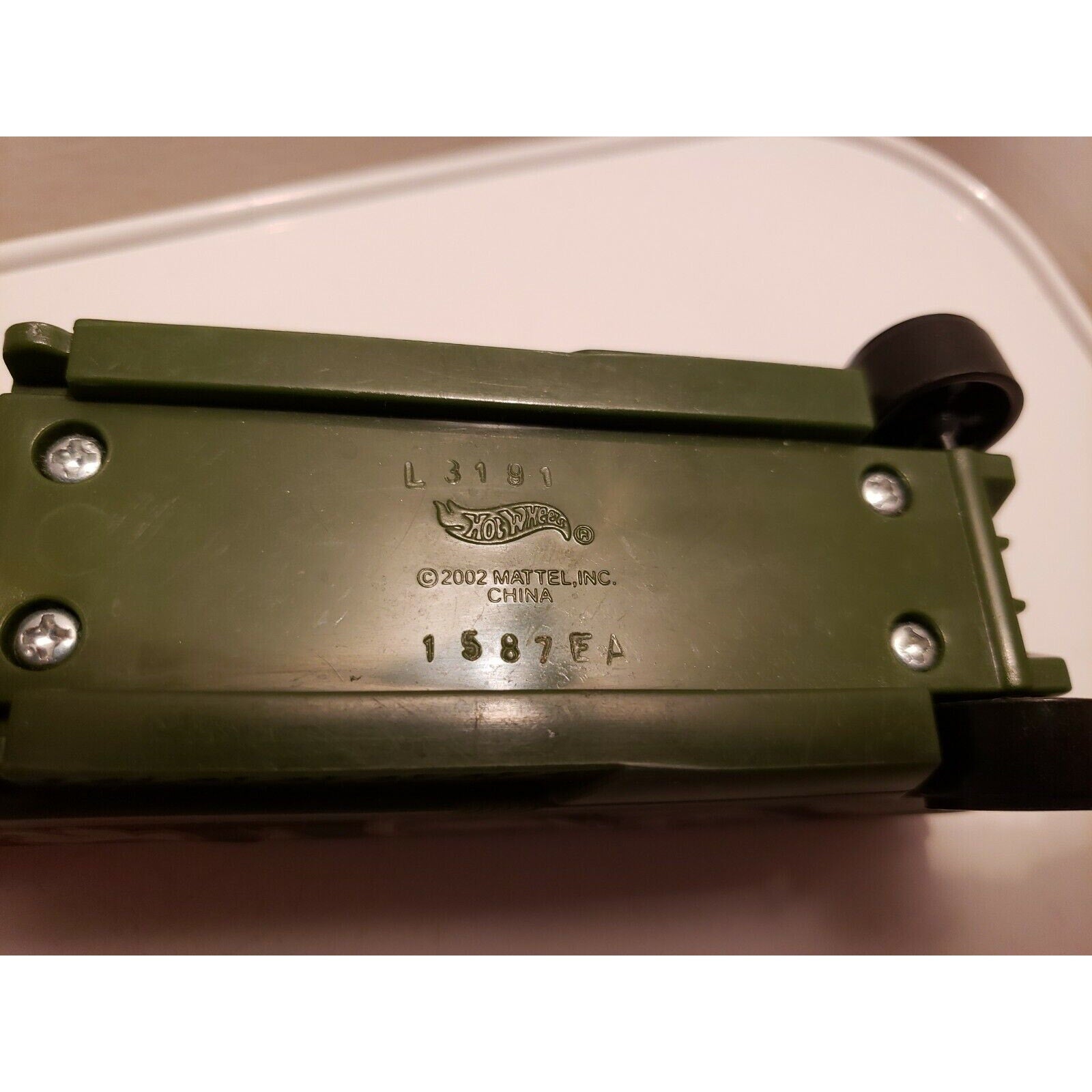 2002 Hot Wheels - HW-705th Military Green Trailer - L3191 1587EA - loose