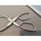 Vintage Ekco 7-3/4" (inch) Stainless Steel Tongs - USA