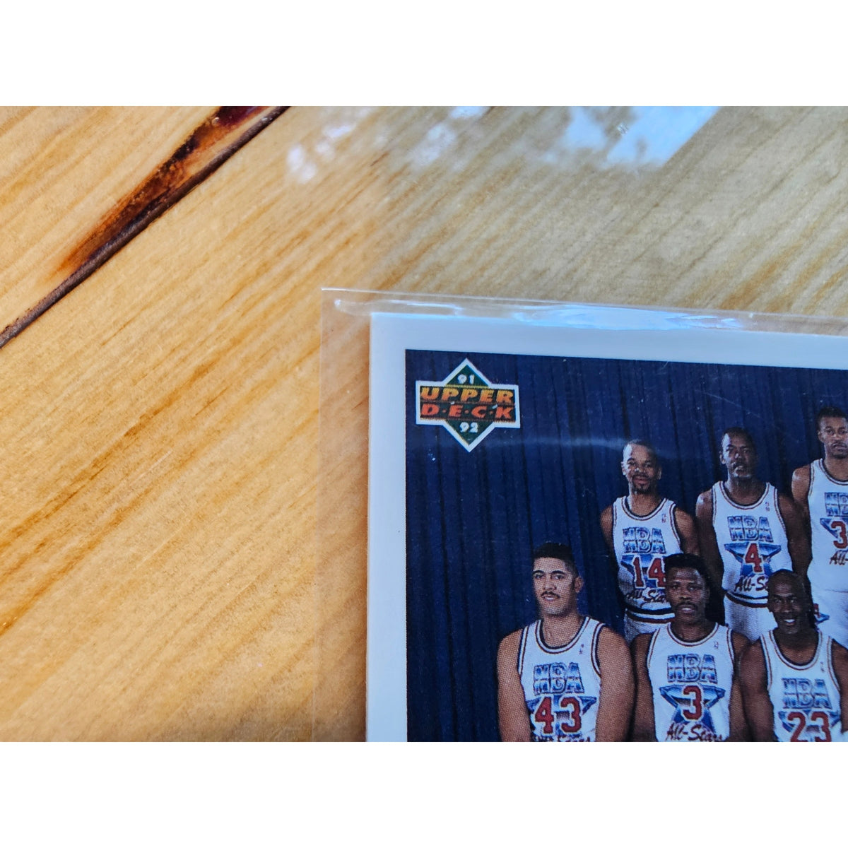 Michael Jordan 1991-1992 Upper Deck #449 - East All-Star Checklist - NBA