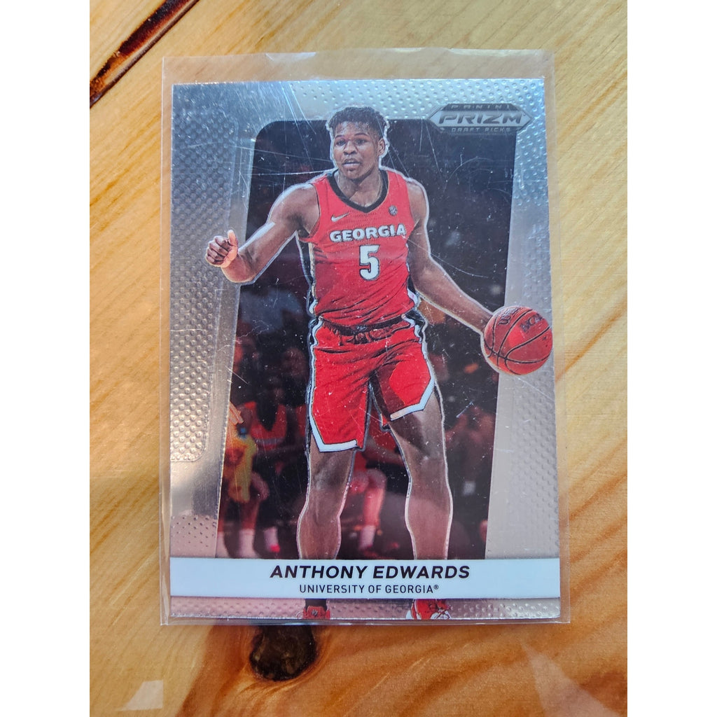 Anthony Edwards 2022 Panini Prizm Draft Picks #FB-AE Flashback -Georgia Bulldogs
