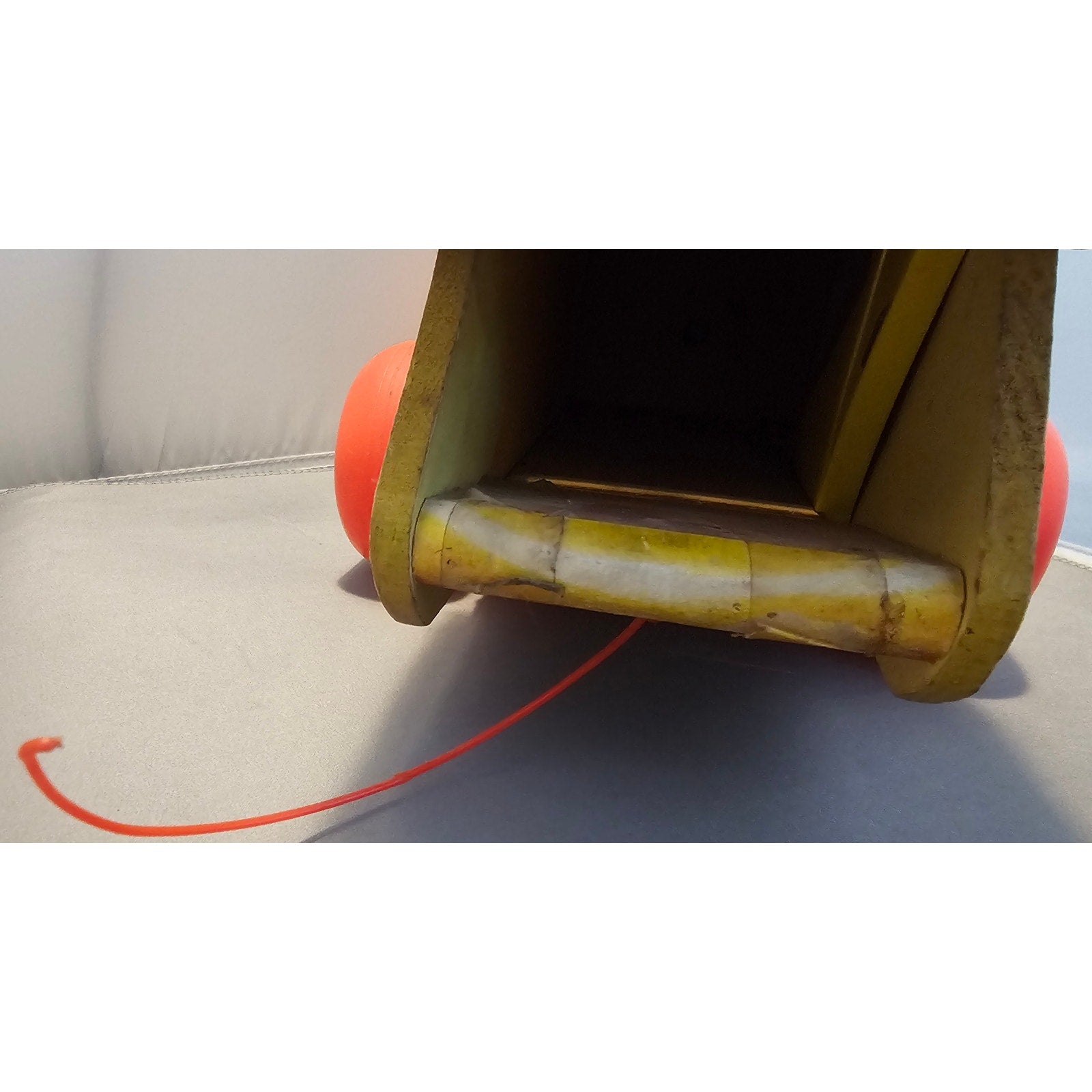 Vintage 1962 Fisher-Price #151 Happy Hippo - Pull Toy