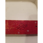 Johnson No. 12 Wood Level Red Made in USA 12 inch 1 bubble