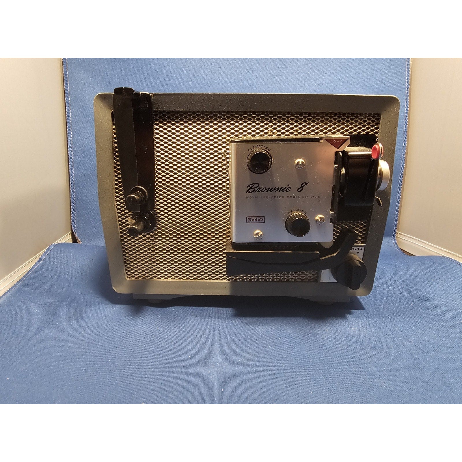 Vintage Kodak Brownie 8 Movie Projector Model A-15 1950s 8mm Film Auto Threading