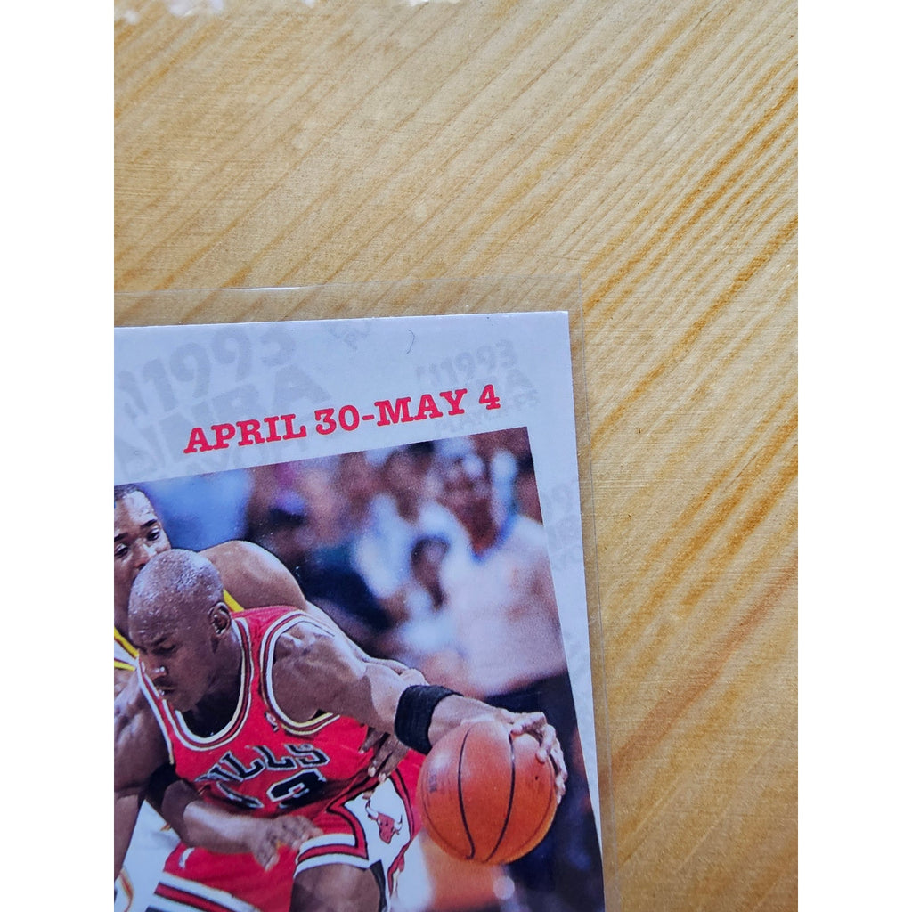 Michael Jordan 1993-1994 Upper Deck #180 -NBA Playoffs Highlights April 30-May 4