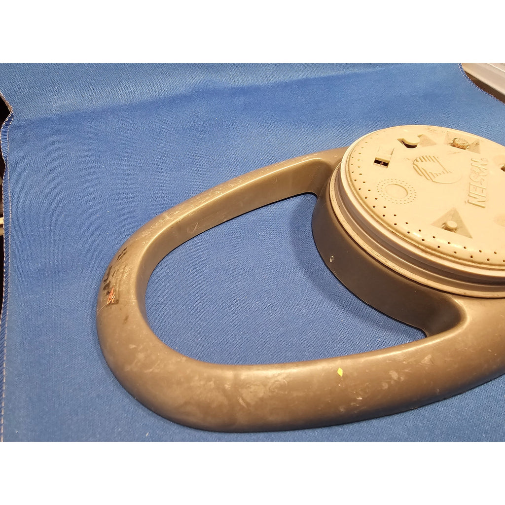 Vintage Nelson Adjustable 8-Settings Grey/Yellow Lawn Sprinkler - Tested