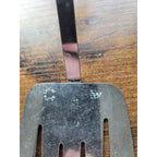 Vintage Foley Chrome Plated 12" Flipper/Spatula w/Black Handle - Made in USA