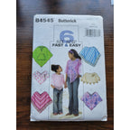 Vintage Butterick B4545 Pattern - Child's Poncho - Size Med-Large