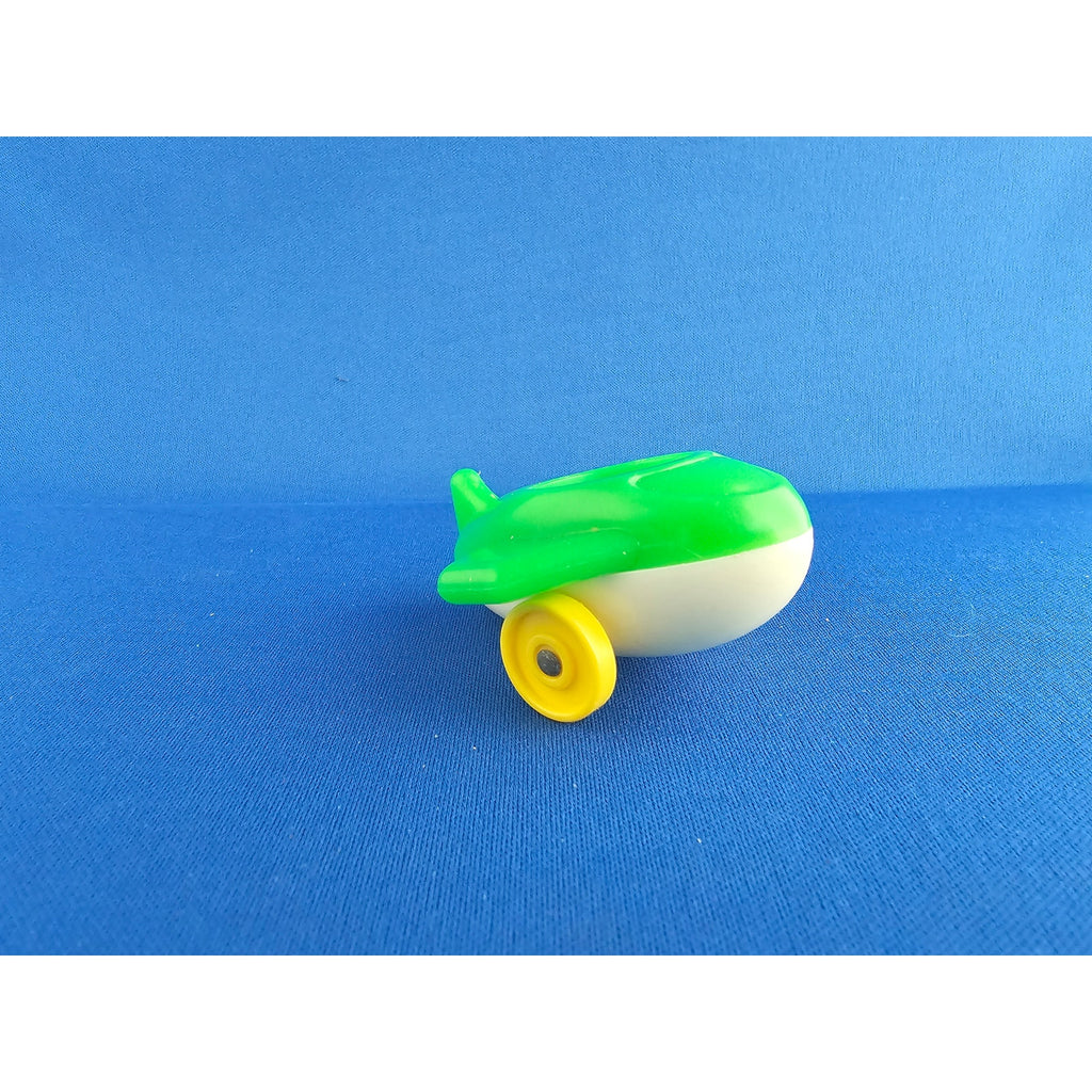 Vintage Fisher Price Little People Riders #656 -Green/White Baby Airplane FPT819
