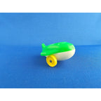 Vintage Fisher Price Little People Riders #656 -Green/White Baby Airplane FPT819