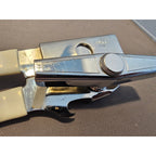 Vintage Swing-A-Way Can Opener Bottle White Grips Manual 7” USA Away