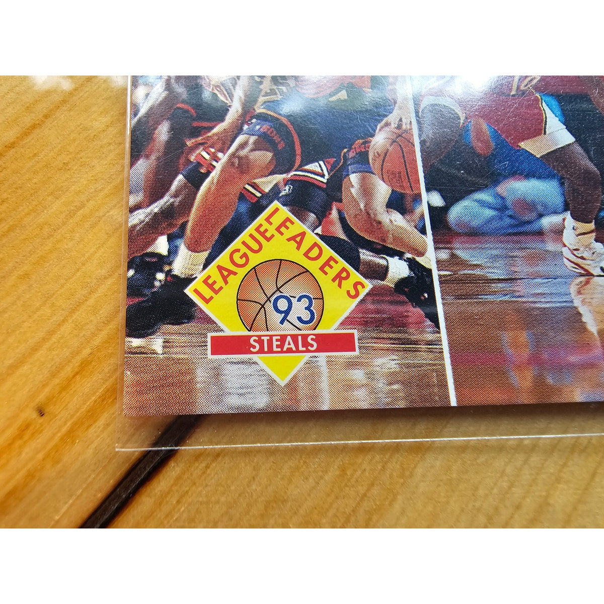 Michael Jordan 1993-1994 NBA Hoops #289 - League Leaders Steals - Stockton