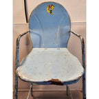 Vintage/1950's Amsco 18" Doll-E-Hichair High Chair Toy Metal Doll Furniture