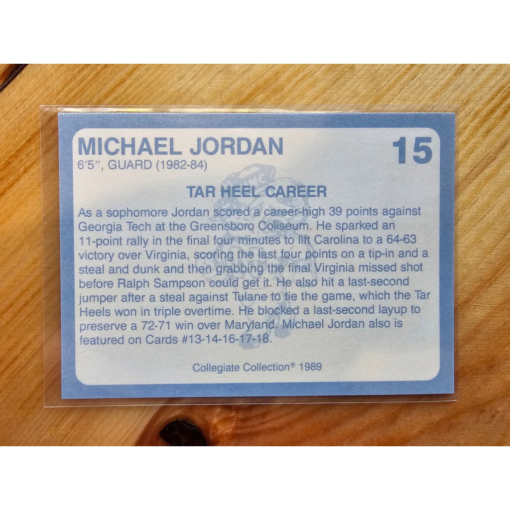 Michael Jordan 1989 Collegiate Collection #15 - Carolina's Finest - Fresh Pull