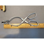 Vintage Ekco 7-3/4" (inch) Stainless Steel Tongs - USA