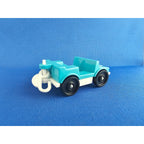 Vintage Fisher Price Little People Zoo #916 - Blue/Turquoise Single Truck/Tram