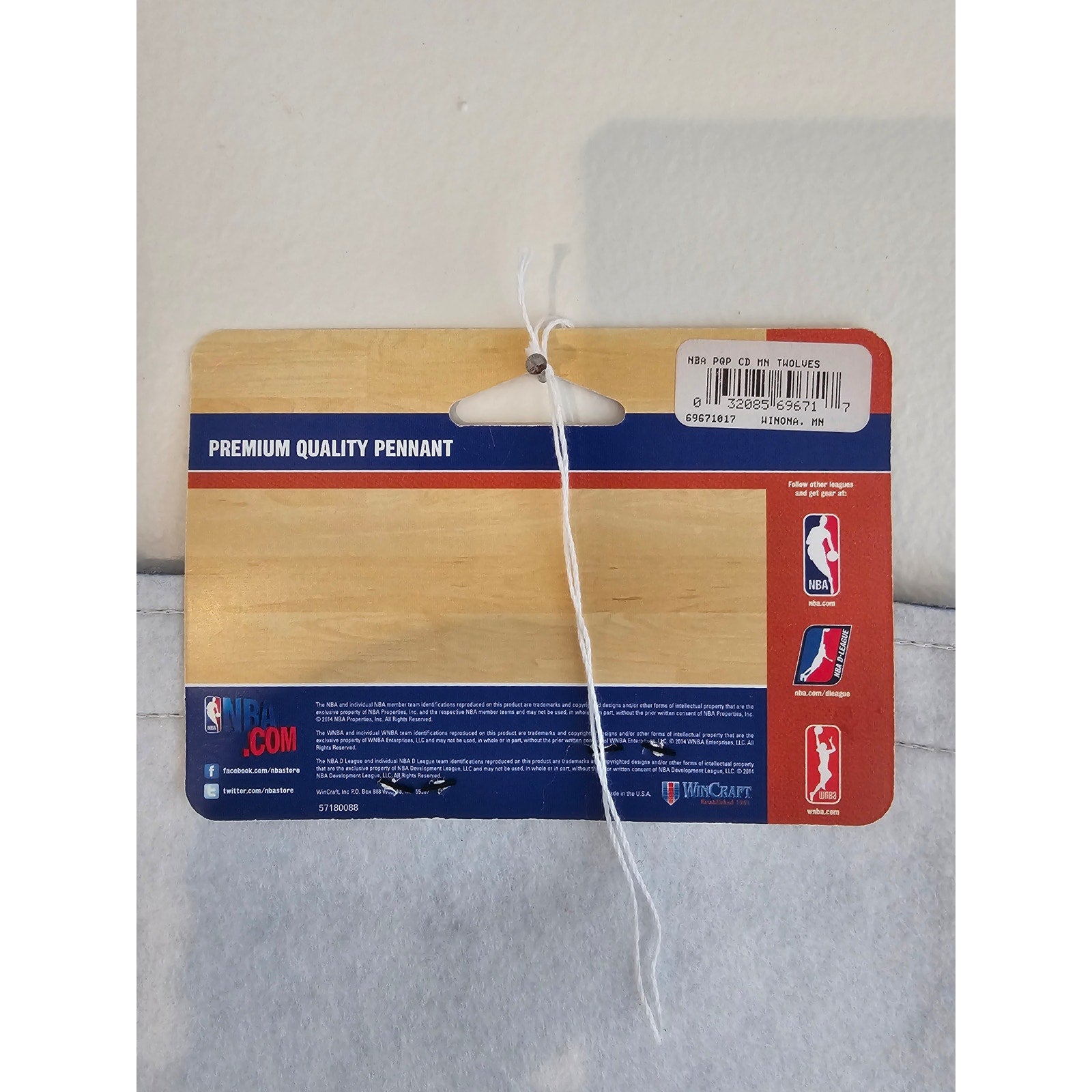 2017 Minnesota Timberwolves - 30 x 12 Felt Pennant - New - Wincraft