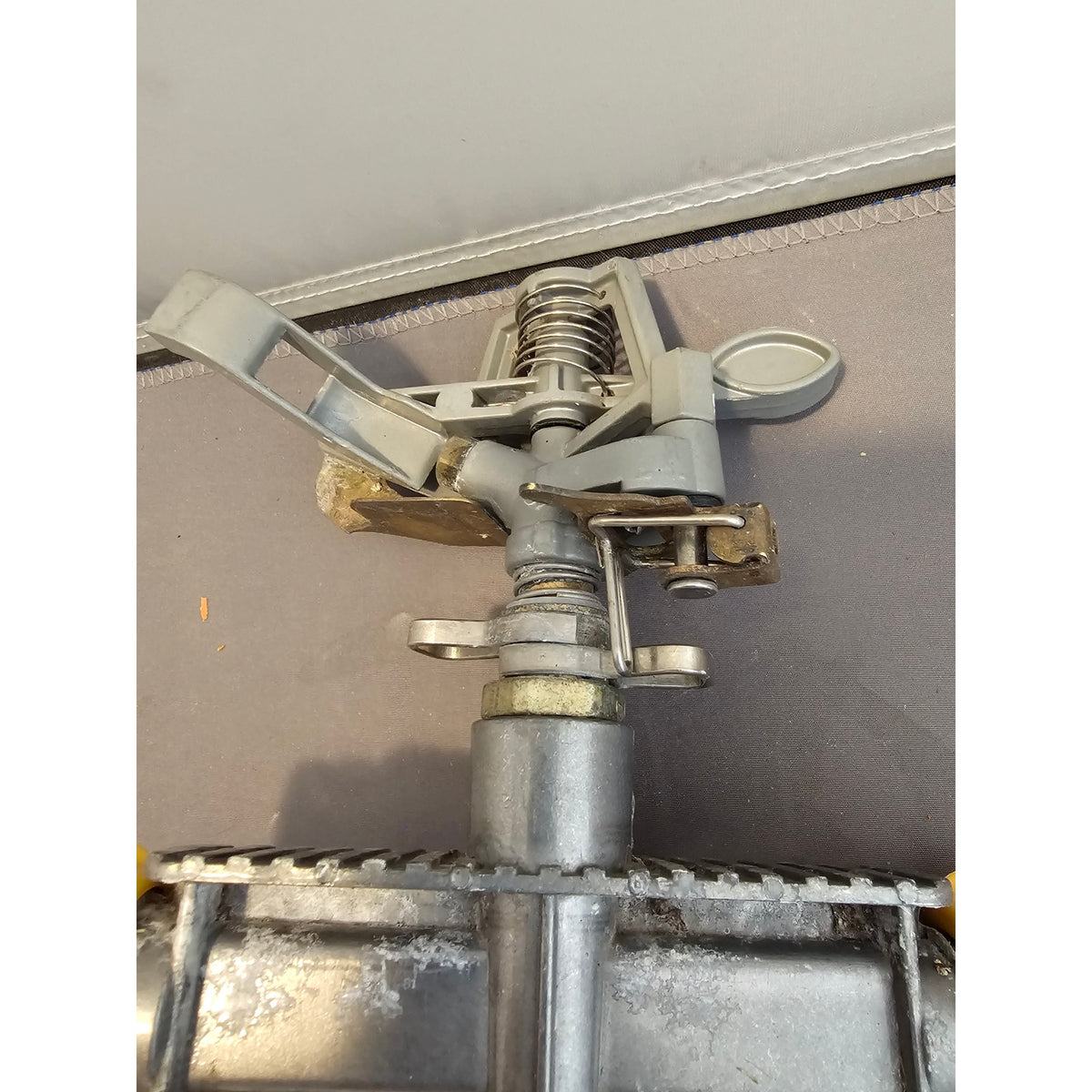 Brass/Metal Impact Sprinkler - Impulse Rotor Lawn Irrigate Ground, 7419 Stake