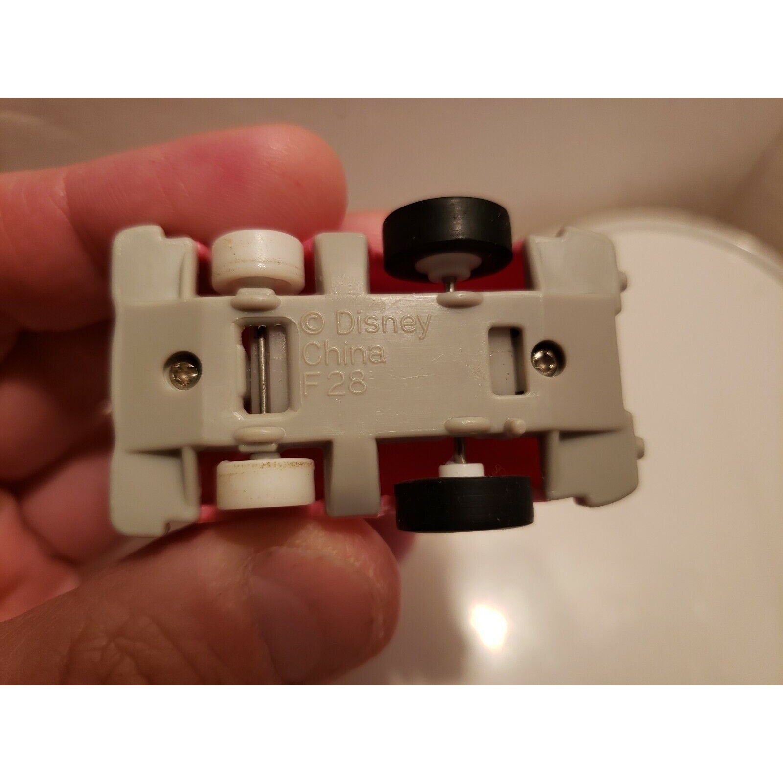 Disney Minnie Mouse Pull Back Pink Convertible Car McDonald's Meal Toy - F28