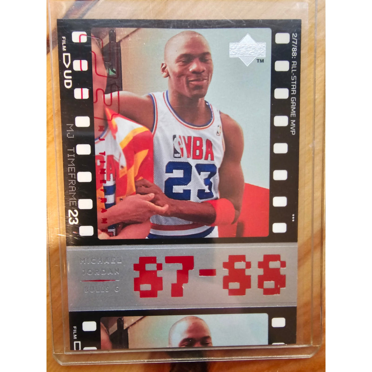 Michael Jordan 1998 Upper Deck Timeframe 23 #25 - Chicago Bulls - 87-88 - NBA