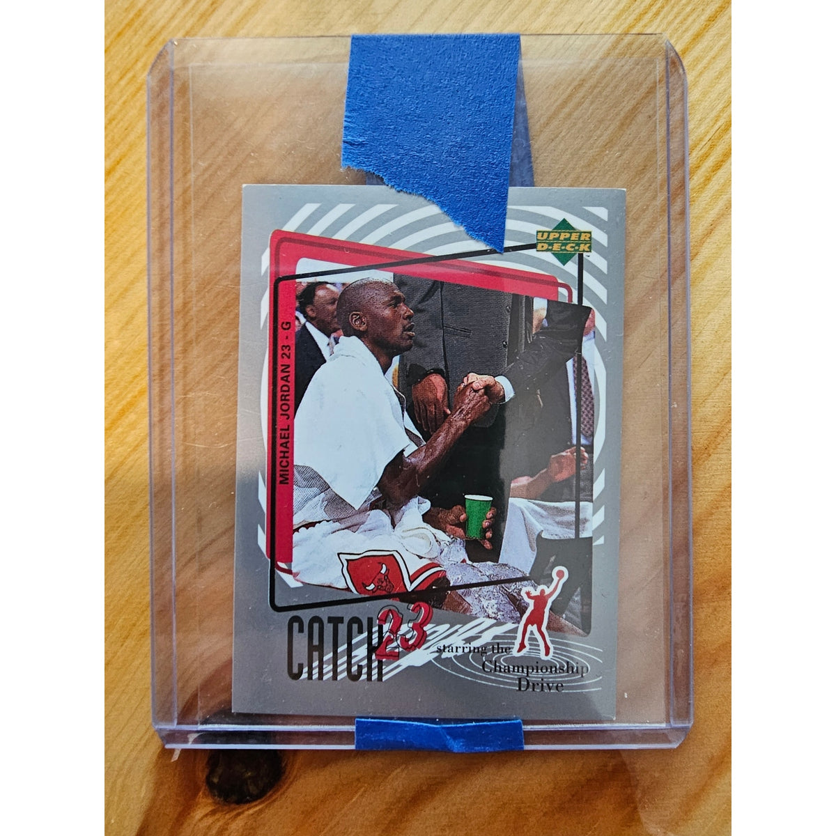 Michael Jordan 1997-1998 Upper Deck Catch 23 Sticker #MJ161 - Bulls - NBA