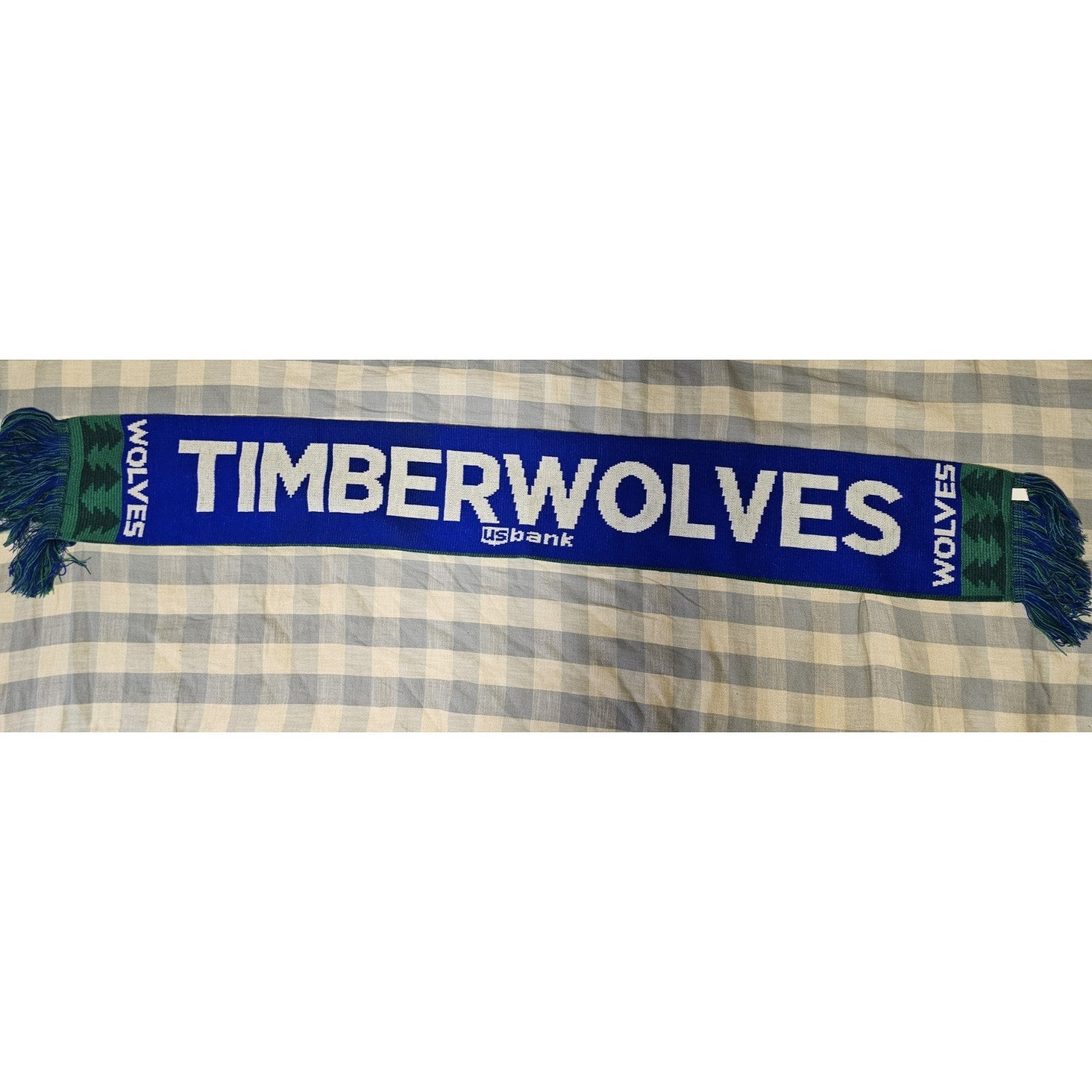 Minnesota Timberwolves Scarf 2021-2022 City Edition Reversible Blue Green - 54x7