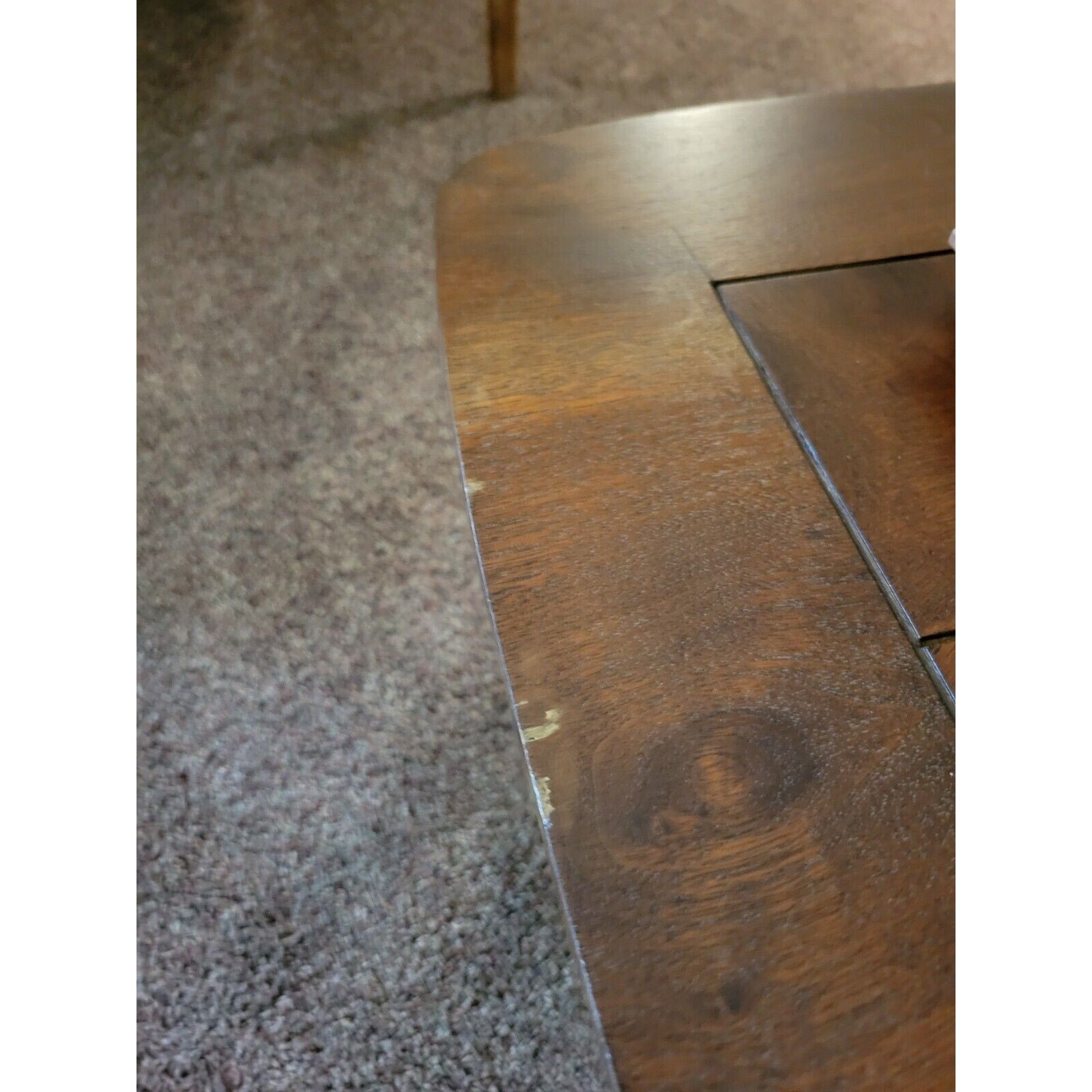 Mid Century Modern Stanley 2-Tiered Walnut & Burlwood End/Step/Side Table - 254