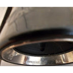 XL Brevettato Lumezzane Black/Silver Corkscrew Wine Bottle Opener w/Fins - Italy